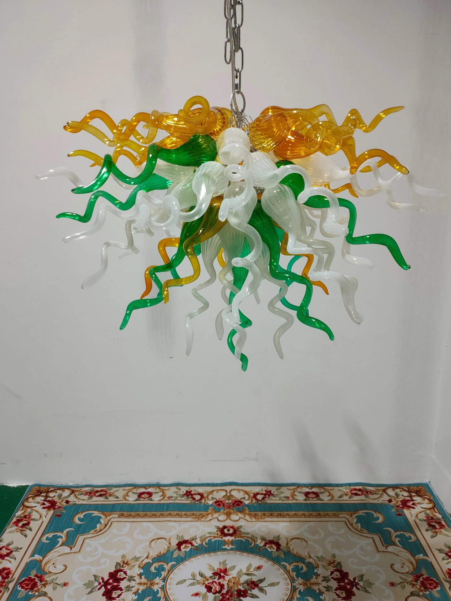 Modern Style Blown Glass Chandelier Desert