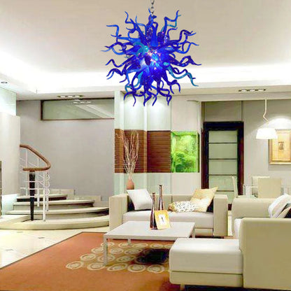 Modern Style Murano Blown Glass Chandelier Poseidon