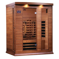 3 - Person Bluetooth Compatible FAR Infrared Sauna in Cedar - Melillo EnterprisesAll categories