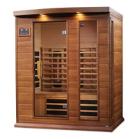 3 - Person Bluetooth Compatible FAR Infrared Sauna in Cedar - Melillo EnterprisesAll categories
