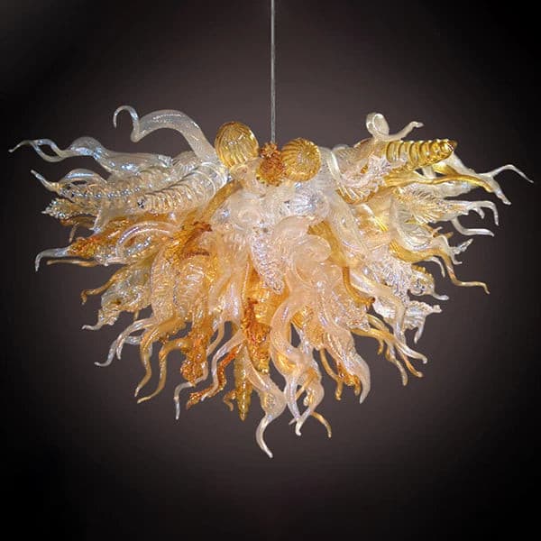 Modern Style Murano Glass Chandelier Autumn Wind