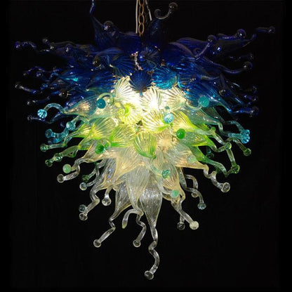 Modern Style Blown Glass Chandelier Earth