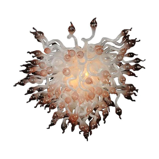 Modern Style Blown Glass Chandelier Medusa