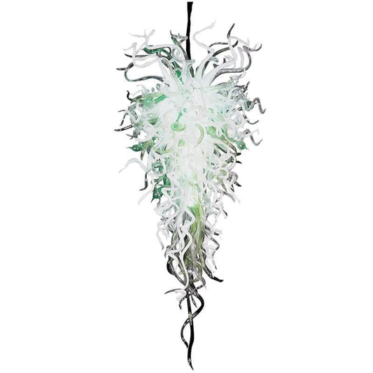 Modern Style Blown Glass Chandelier Luminous Lagoon