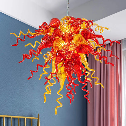 Modern Style Blown Glass Sun Flare