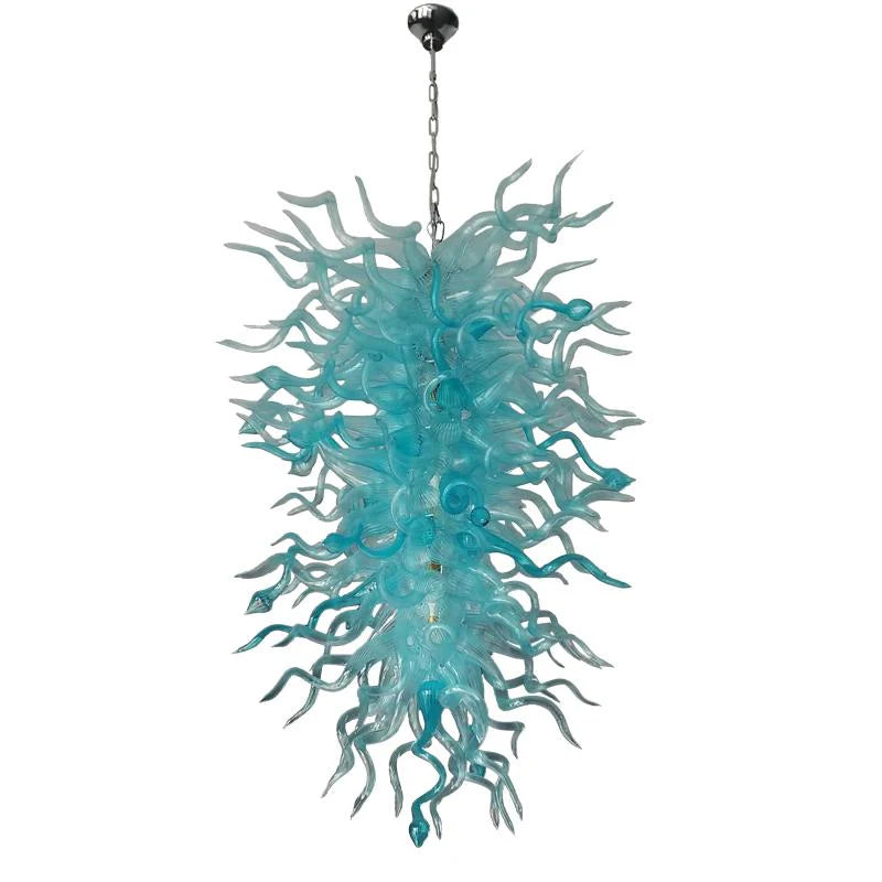 Modern Style Blown Glass Chandelier Marina