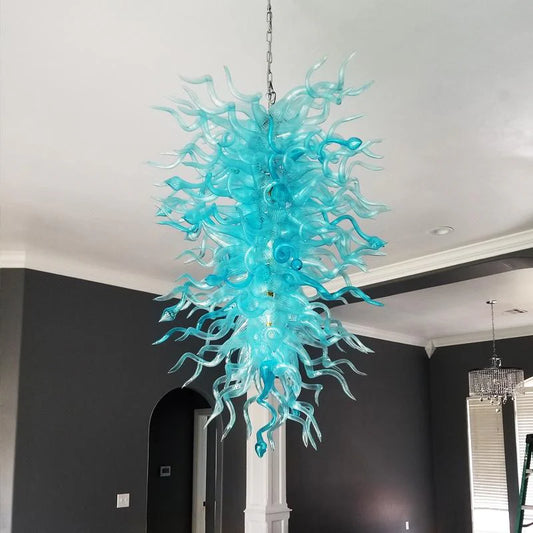 Modern Style Blown Glass Chandelier Marina