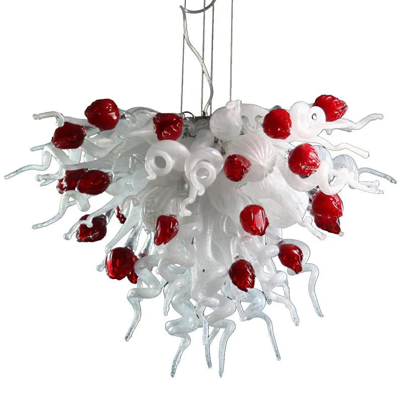 Modern Style Murano Glass Chandelier Strawberry Cake