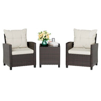 Arlayne 2 - Person Outdoor Rattan Patio Set with Cushions - Melillo EnterprisesAll categories