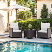 Arlayne 2 - Person Outdoor Rattan Patio Set with Cushions - Melillo EnterprisesAll categories