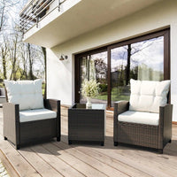 Arlayne 2 - Person Outdoor Rattan Patio Set with Cushions - Melillo EnterprisesAll categories