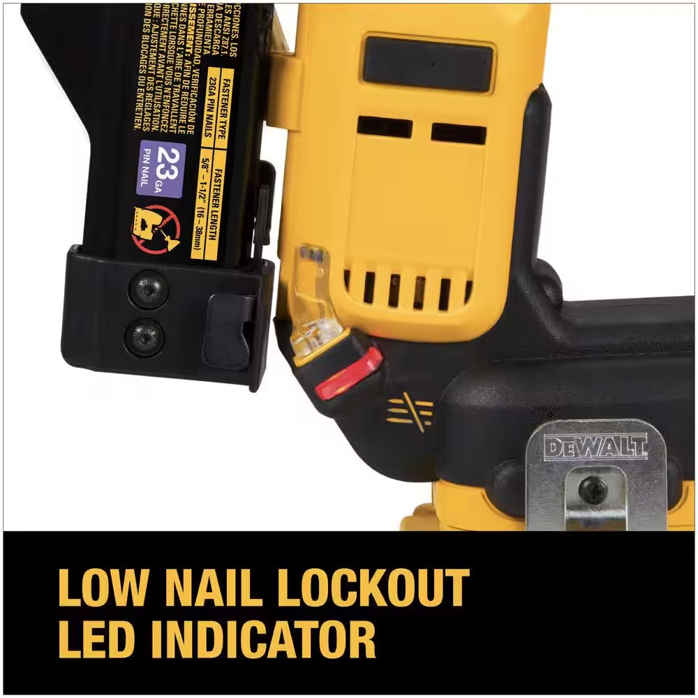ATOMIC 20V MAX Lithium Ion Cordless 23 Gauge Pin Nailer Kit with 2.0Ah Battery and Charger - Melillo EnterprisesNail GunsPin NailersPower Tools
