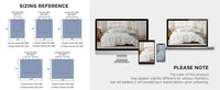 Bedsure Reversible Bohemian Duvet Cover Set – Orange Damask Pattern with Zipper Closure (Queen/King Size) - Melillo Enterprises
