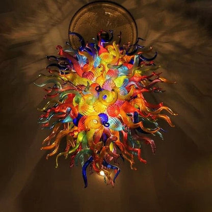 Chihuly Style Blown Chandelier Multi Color - Melillo Chihuly