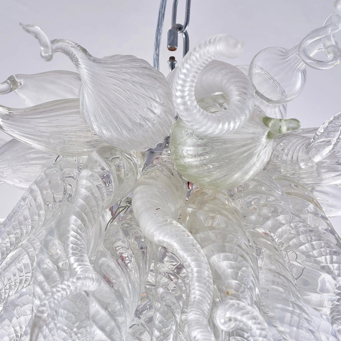 Chihuly Style Murano Glass Chandelier Snowflake - Melillo Chihuly