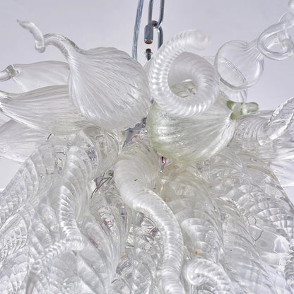 Chihuly Style Murano Glass Chandelier Snowflake - Melillo Chihuly