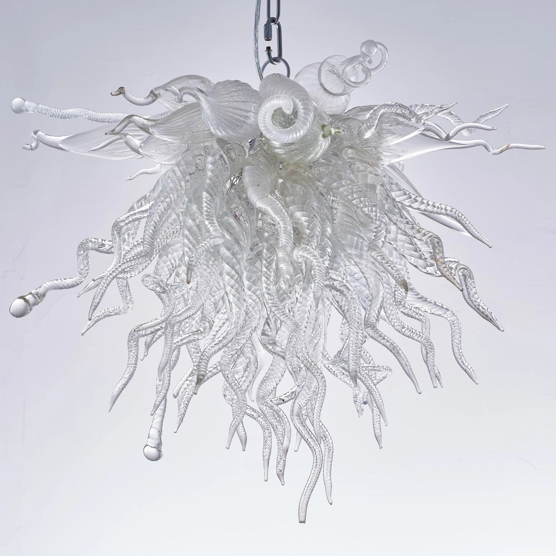 Chihuly Style Murano Glass Chandelier Snowflake - Melillo Chihuly