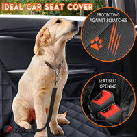 Dog Car Seat Cover, Back Seat Cover for Dogs Pet Car Seat Protector Waterproof Bench Car Seat Cover, Non - Slip Reat Seat Cover Fits Middle Armrest for Most Cars Trucks Suvs - Black - Melillo EnterprisesCar Travel AccessoriesCarriers & Travel ProductsDogs