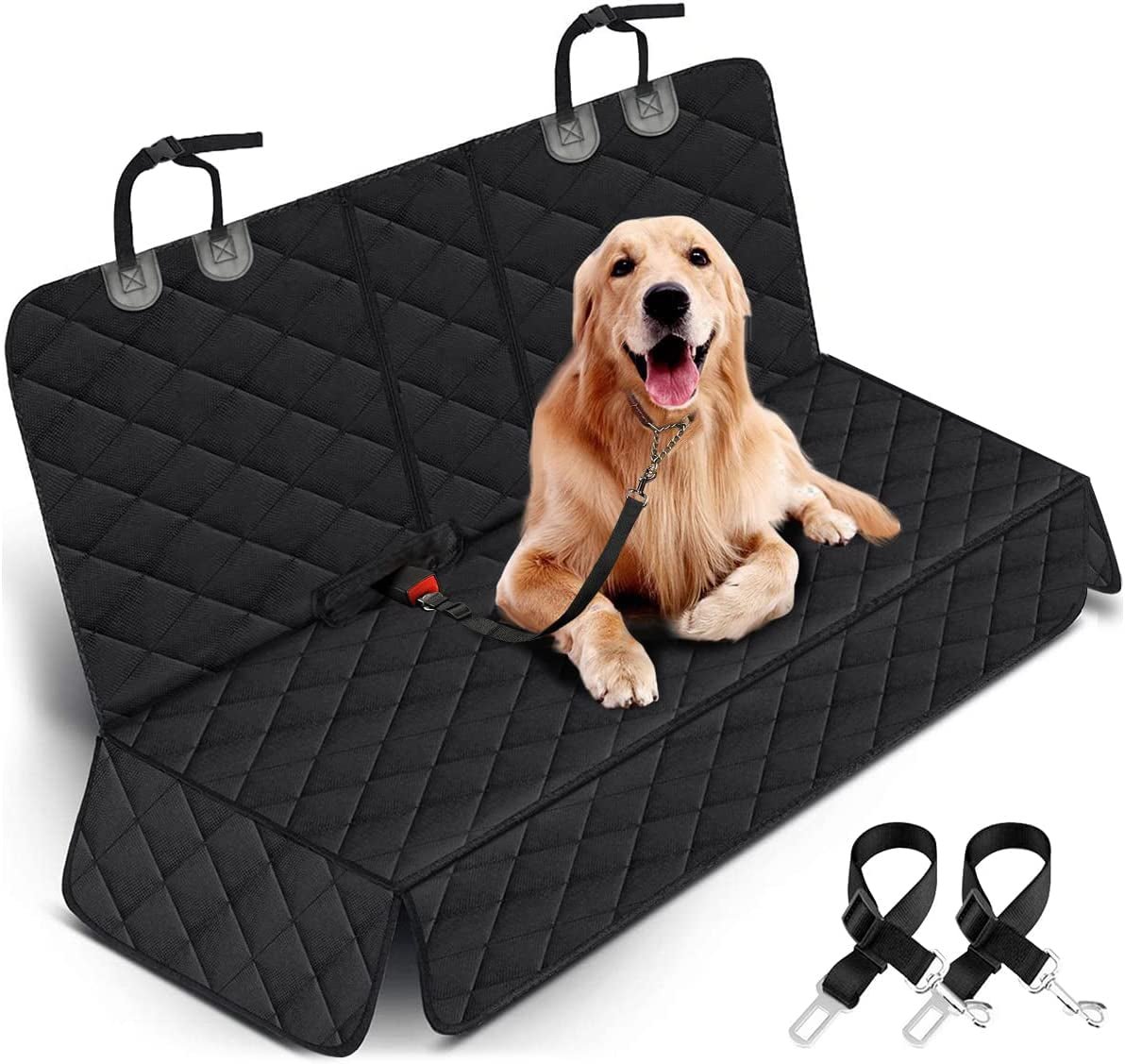 Dog Car Seat Cover, Back Seat Cover for Dogs Pet Car Seat Protector Waterproof Bench Car Seat Cover, Non - Slip Reat Seat Cover Fits Middle Armrest for Most Cars Trucks Suvs - Black - Melillo EnterprisesCar Travel AccessoriesCarriers & Travel ProductsDogs