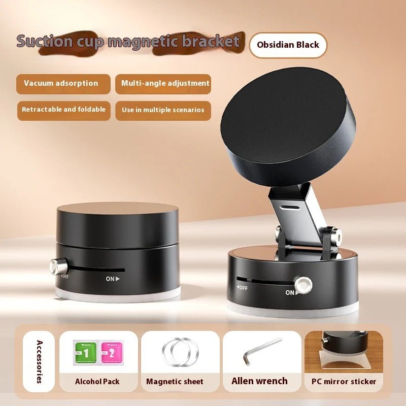 Foldable Magnetic Vacuum Car Phone Holder Foldable Suction Cup with Suction Cup Hands - Free Navigation for Smart Phone - Melillo EnterprisesAutomotive & MotorcycleGPS TrackingSafety & Security