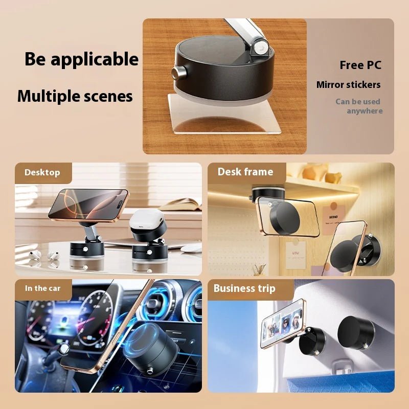 Foldable Magnetic Vacuum Car Phone Holder Foldable Suction Cup with Suction Cup Hands - Free Navigation for Smart Phone - Melillo EnterprisesAutomotive & MotorcycleGPS TrackingSafety & Security
