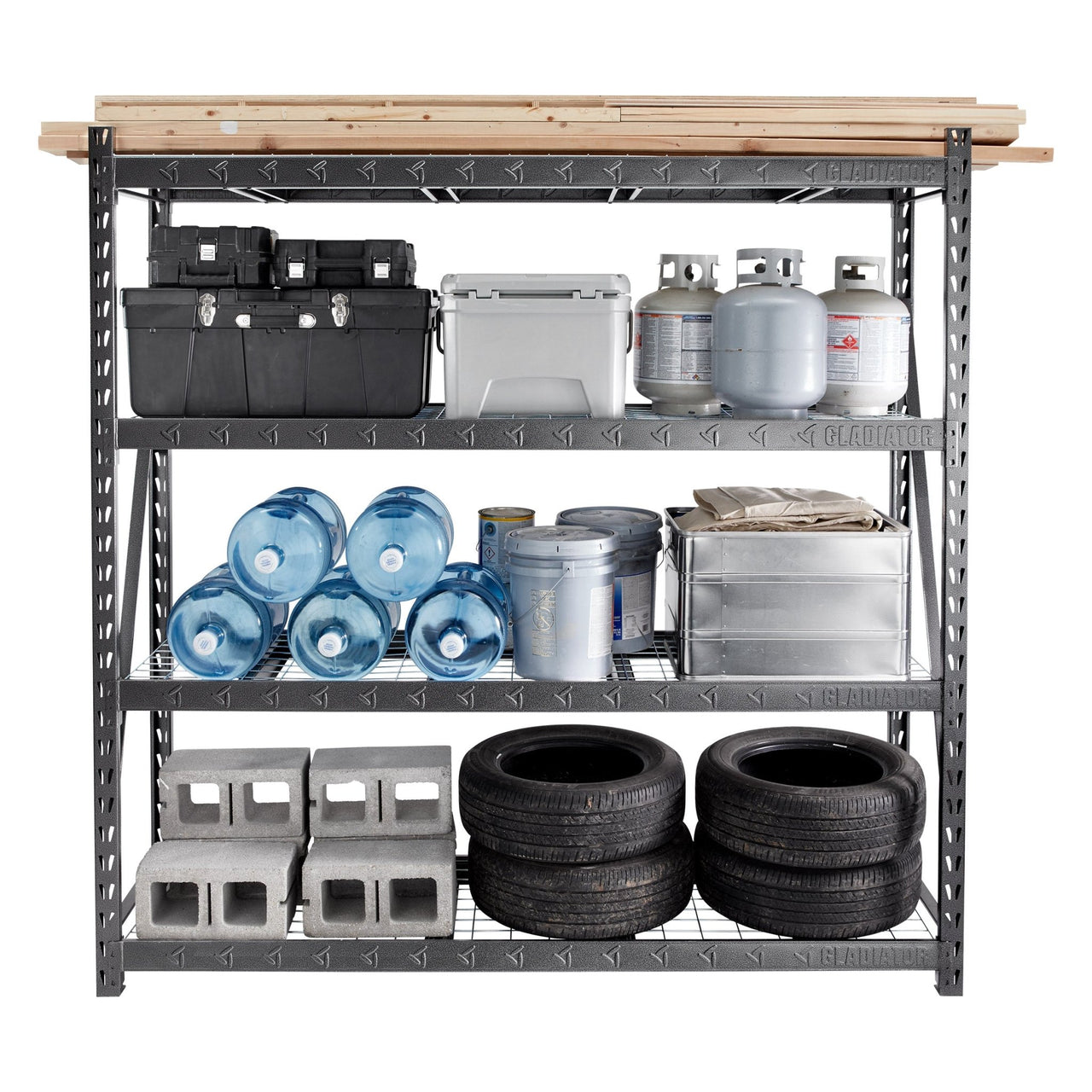 Heavy Duty Mega Rack, 90" X 24" X 90" - Melillo EnterprisesGarageGarage Storage & OrganizationGo to