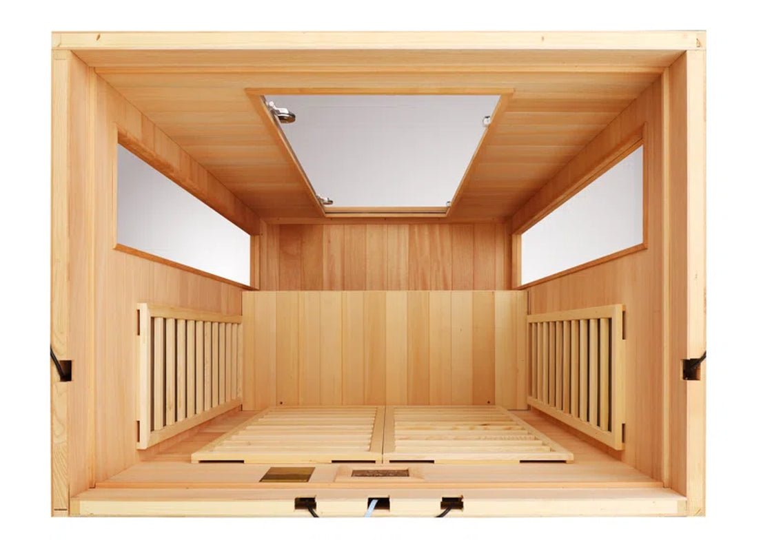 Hongyuan 1 Single Person Indoor Low EMF FAR Infrared Sauna - Melillo EnterprisesAll categories