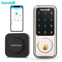 Hornbill Smart Lock (HB - M1) - Multifunctional Keyless Entry with Remote Control, Bluetooth, Wifi - Melillo Enterprises