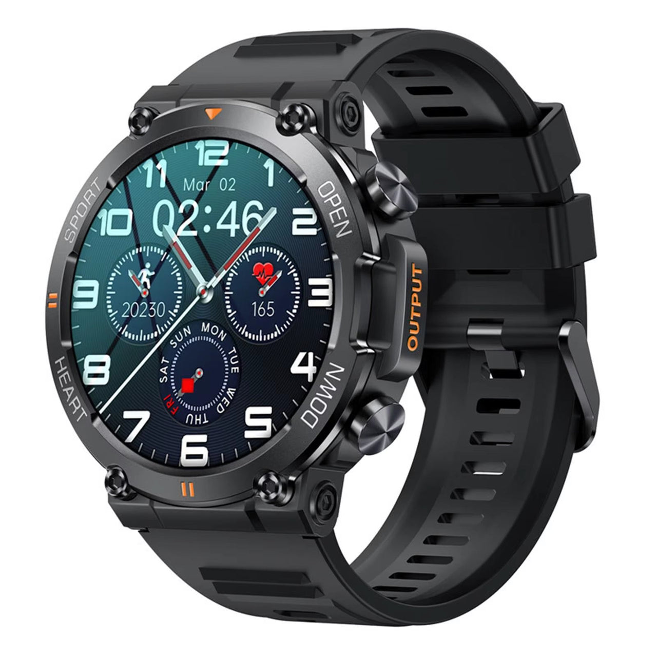 K56Pro Smart Watch for Men Heart Rate Blood Bluetooth Sport 400Mah Long Standby 1.39 Inch 360*360 HD Screen Outdoors Smartwatch - Melillo EnterprisesConsumer ElectronicsSmart ElectronicsWearable Devices