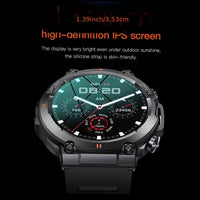 K56Pro Smart Watch for Men Heart Rate Blood Bluetooth Sport 400Mah Long Standby 1.39 Inch 360*360 HD Screen Outdoors Smartwatch - Melillo EnterprisesConsumer ElectronicsSmart ElectronicsWearable Devices