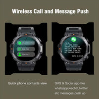 K56Pro Smart Watch for Men Heart Rate Blood Bluetooth Sport 400Mah Long Standby 1.39 Inch 360*360 HD Screen Outdoors Smartwatch - Melillo EnterprisesConsumer ElectronicsSmart ElectronicsWearable Devices
