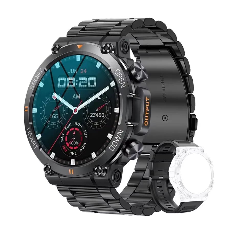 K56Pro Smart Watch for Men Heart Rate Blood Bluetooth Sport 400Mah Long Standby 1.39 Inch 360*360 HD Screen Outdoors Smartwatch - Melillo EnterprisesConsumer ElectronicsSmart ElectronicsWearable Devices