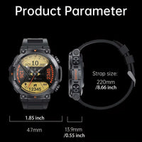 K56Pro Smart Watch for Men Heart Rate Blood Bluetooth Sport 400Mah Long Standby 1.39 Inch 360*360 HD Screen Outdoors Smartwatch - Melillo EnterprisesConsumer ElectronicsSmart ElectronicsWearable Devices