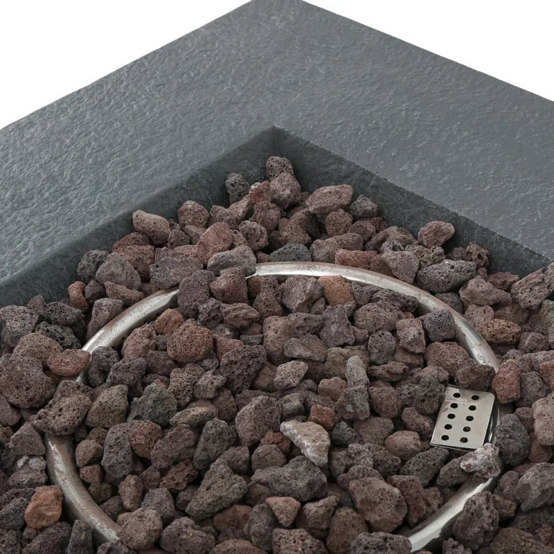 Mauricio Square Polyresin Propane Fire Pit Table with Hidden Fuel Tank - Melillo EnterprisesAll categories