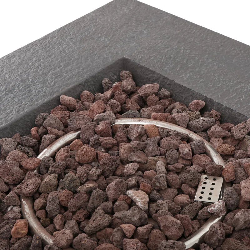 Mauricio Square Polyresin Propane Fire Pit Table with Hidden Fuel Tank - Melillo EnterprisesAll categories