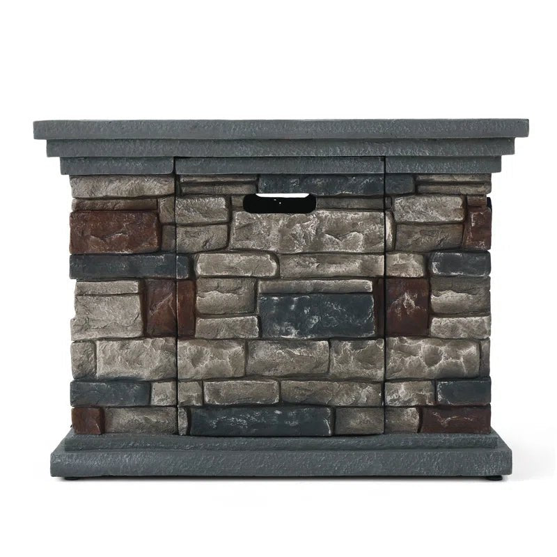 Mauricio Square Polyresin Propane Fire Pit Table with Hidden Fuel Tank - Melillo EnterprisesAll categories