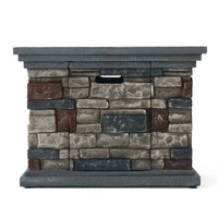 Mauricio Square Polyresin Propane Fire Pit Table with Hidden Fuel Tank - Melillo EnterprisesAll categories