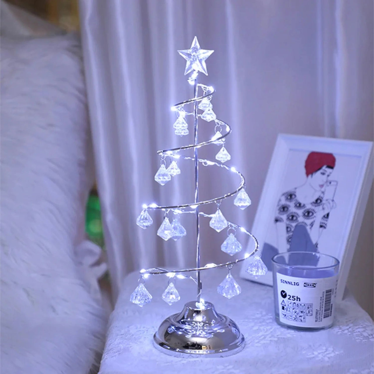 Modern Christmas Tree Table Lamp - Perfect Holiday Decoration for Any Room