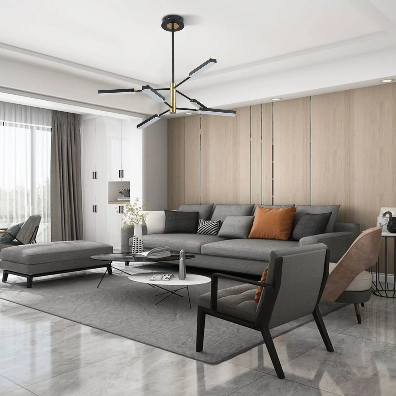 Minimalist Drone LED Ceiling Chandelier – A Bold Light Fixture