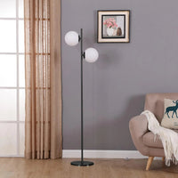 Sleek Dual-Bulb Floor Lamp – Perfect for Modern Living Rooms and Offices