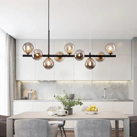 Glass Ball Pendant Chandelier – Contemporary Pendant Lighting for Dining Rooms