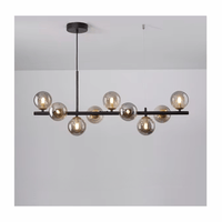Modern Style Glass Ball Pendant Chandelier – Stylish Hanging Light for Contemporary Spaces