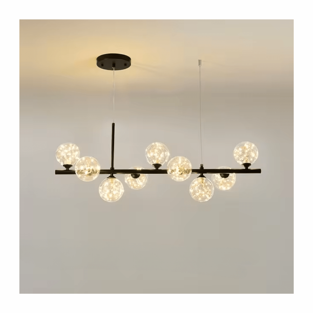 Modern Style Glass Ball Pendant Chandelier – Sleek Pendant Light for Modern Interiors