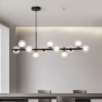 Glass Ball Pendant Chandelier – Stunning Round Glass Light Fixture for Home Interiors