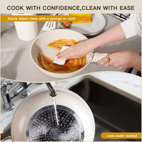 Non - Stick Ceramic Cookware Set with Removable Handles (21 Pieces) - Melillo Enterprises