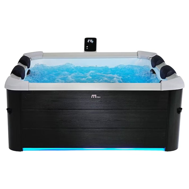 Oslo 6 - Person Square Inflatable Hot Tub – 120 Air Jets & Cover Included - Melillo EnterprisesHot TubsHot Tubs & SpasOutdoors
