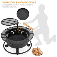 Patteale round Wood Burning Fire Pit - Melillo EnterprisesAll categories