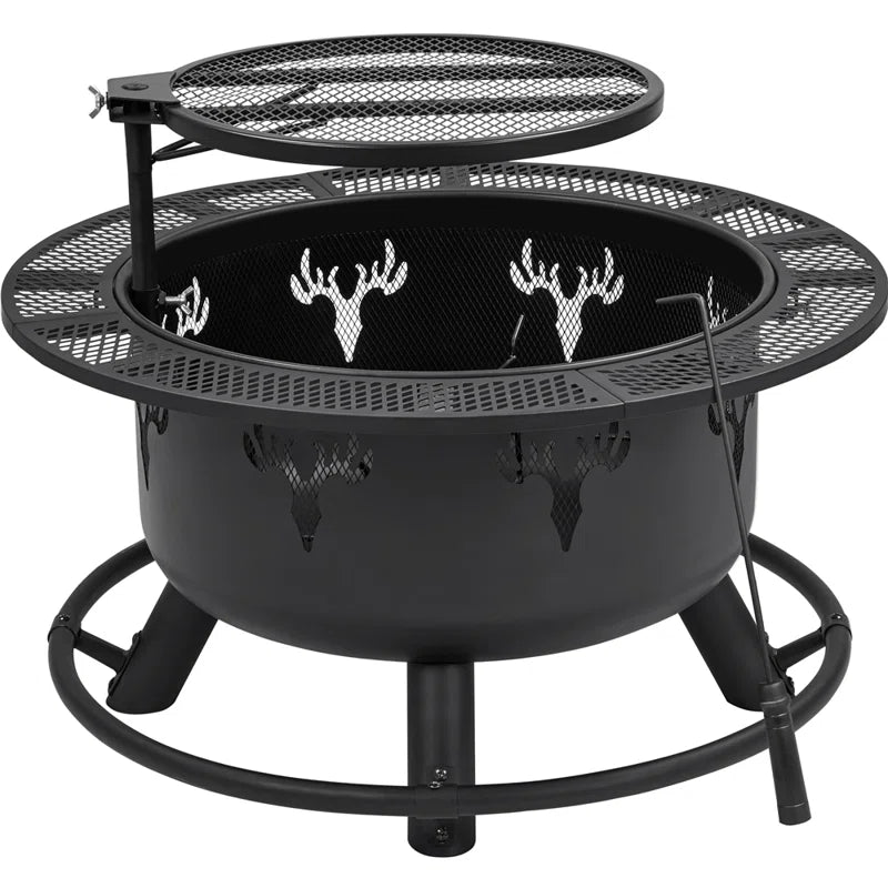 Patteale round Wood Burning Fire Pit - Melillo EnterprisesAll categories
