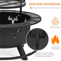 Patteale round Wood Burning Fire Pit - Melillo EnterprisesAll categories