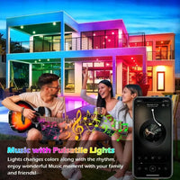 Permanent Outdoor Smart RGB Eaves Lights – LED String Lights for House Exterior - Melillo Enterprises